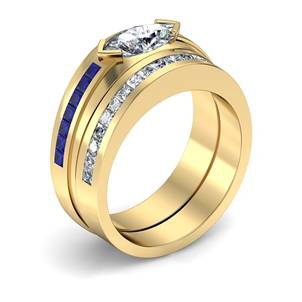 AH Bacon Diamond Band in 18kt Yellow Gold AU - Main View